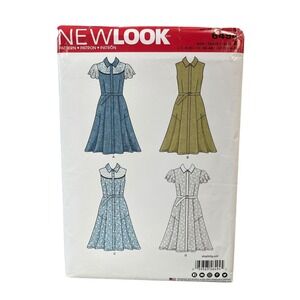 NEW LOOK 6494 Dresses US 8-20 Shirt Dress Sewing Pattern